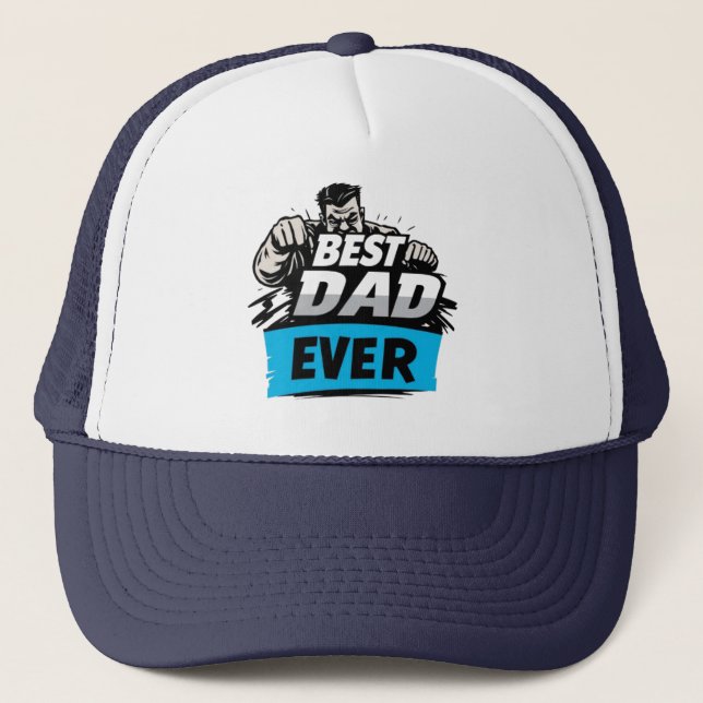 Gorra De Camionero Mejor Papi (Anverso)