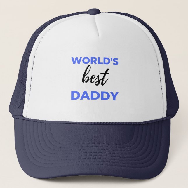 Gorra De Camionero Mejor papi del mundo (Anverso)