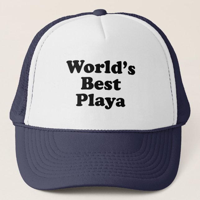 Gorra De Camionero Mejor Playa del mundo (Anverso)
