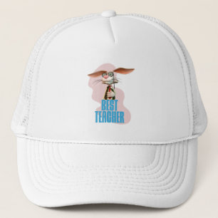 Gorra De Camionero Mejor Profesor Conejo Divertido Humor de Aula
