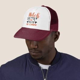 Gorra De Camionero Mejor Que La Bruja Funeraria Tenga Mi Candy