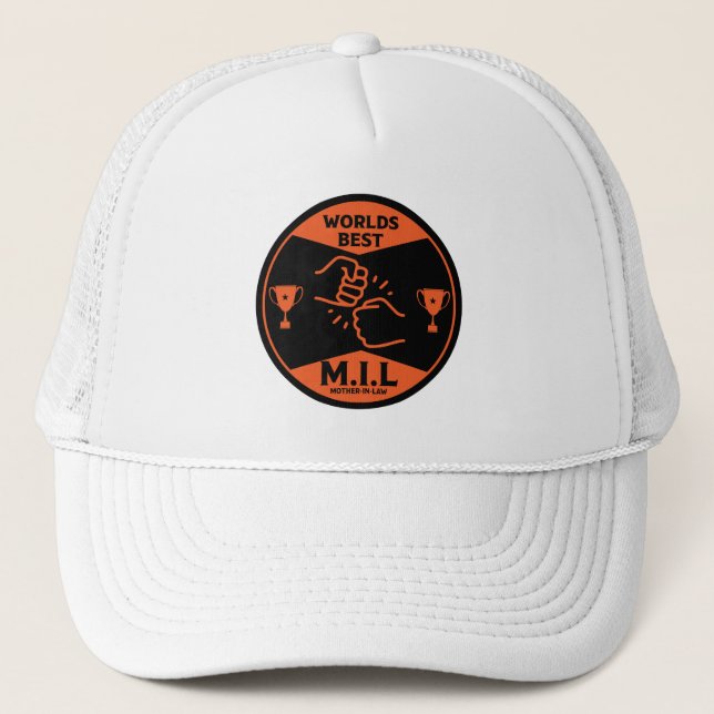 Gorra De Camionero Mejor Suegra del Mundo (Anverso)