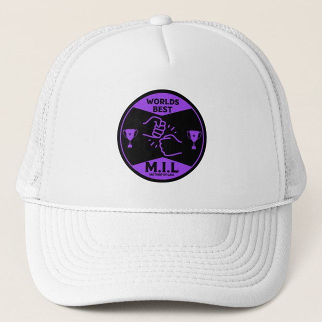 Gorra De Camionero Mejor Suegra del Mundo (Anverso)