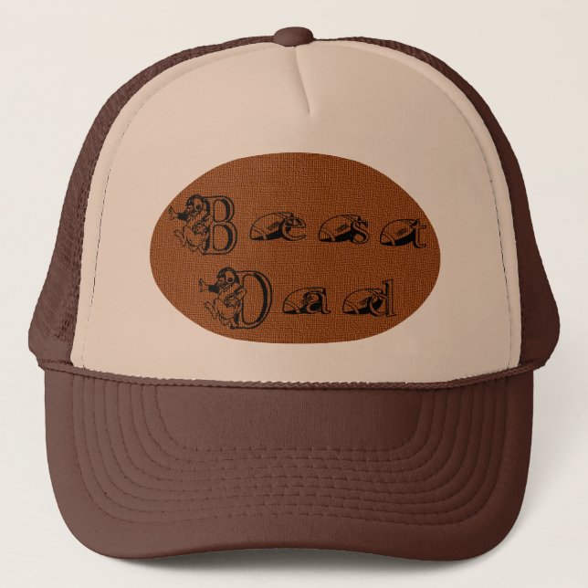 Gorra De Camionero Mejor texto de fútbol de papá (Anverso)