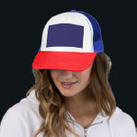 Gorra De Camionero Mejore su decoración en casa con un azul elegante<br><div class="desc">Eleva tu diseño interior con un reloj de pared de fondo azul moderno y estético. El horario perfecto para añadir un toque de estilo a tu decoración".</div>