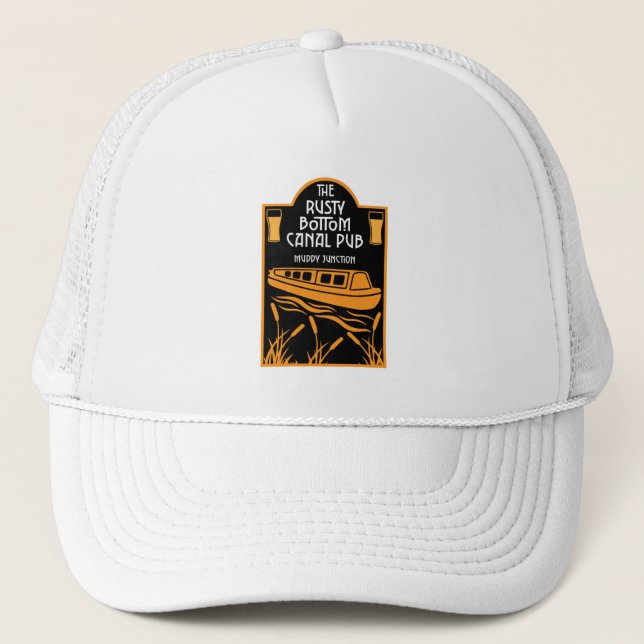 Gorra De Camionero Mejores pubs de narrowboat   (Anverso)