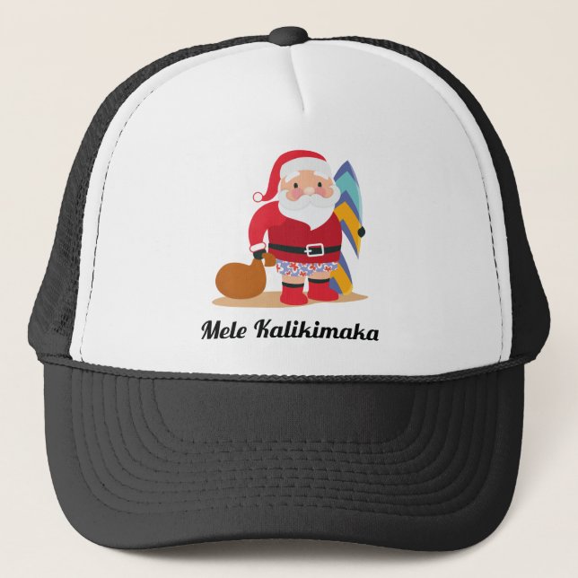 Gorra De Camionero Mele Kalikimaka (Anverso)