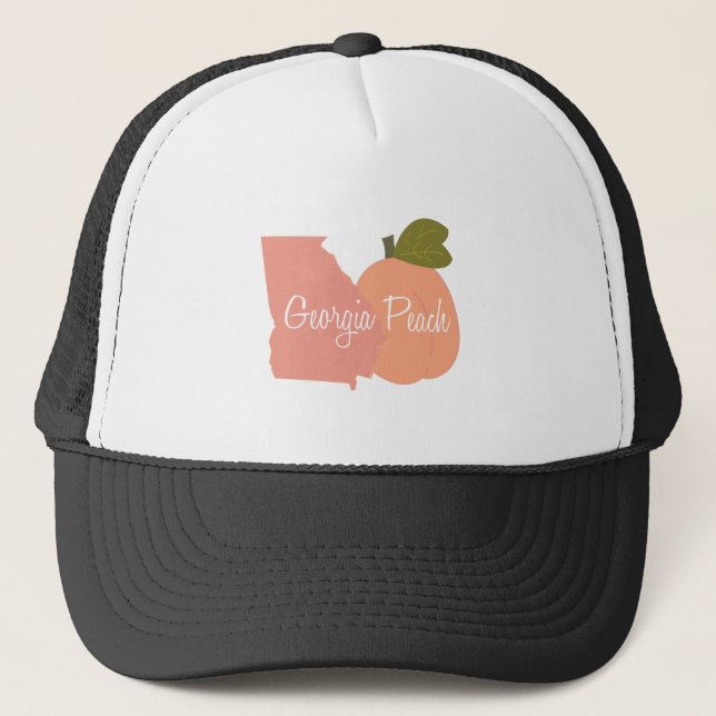 Gorra De Camionero Melocotón de Georgia (Anverso)