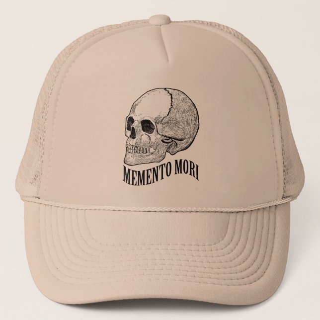 Gorra De Camionero Memento mori (Anverso)