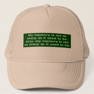 Gorra De Camionero Memoria no aguda