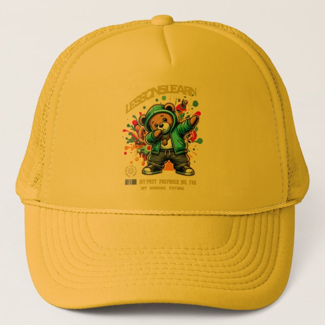 GORRA DE CAMIONERO MEN DABBING FUTURE LESSONS LEARN HATS (Anverso)