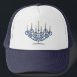 Gorra De Camionero Menorah<br><div class="desc">Menorah judío</div>