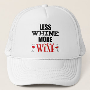 Gorra De Camionero Menos Whin Más Amante De Vino Gracioso