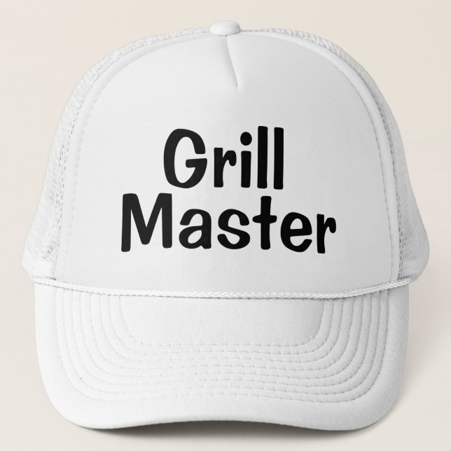 Gorra De Camionero Mens Fashion Béisbol GRILL MASTER (Anverso)