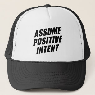 Gorra De Camionero Mensaje de confirmación Mantra Asumir Intención Po