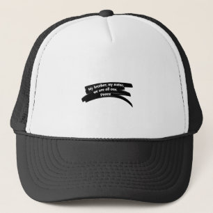 Gorra De Camionero Mensaje de paz de borrado de puntas de pintura