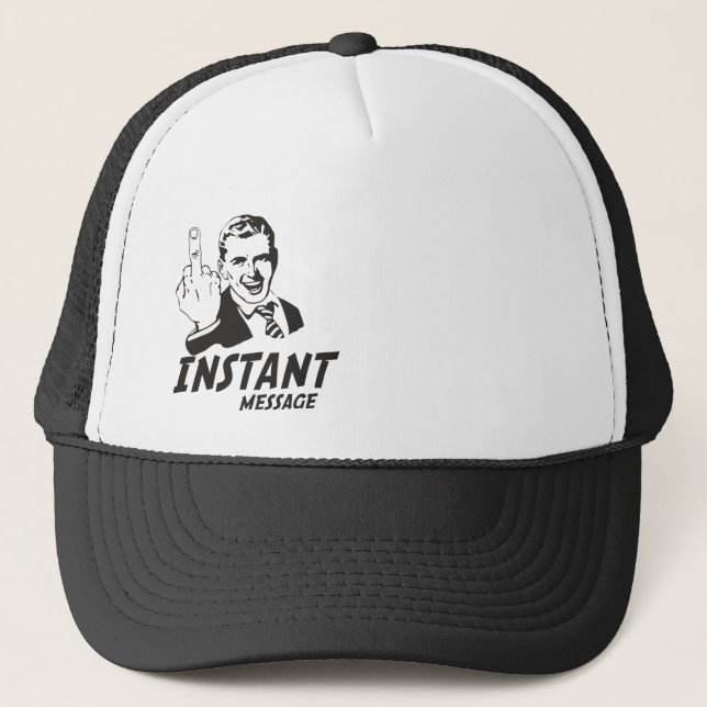 GORRA DE CAMIONERO MENSAJE INMEDIATO (Anverso)