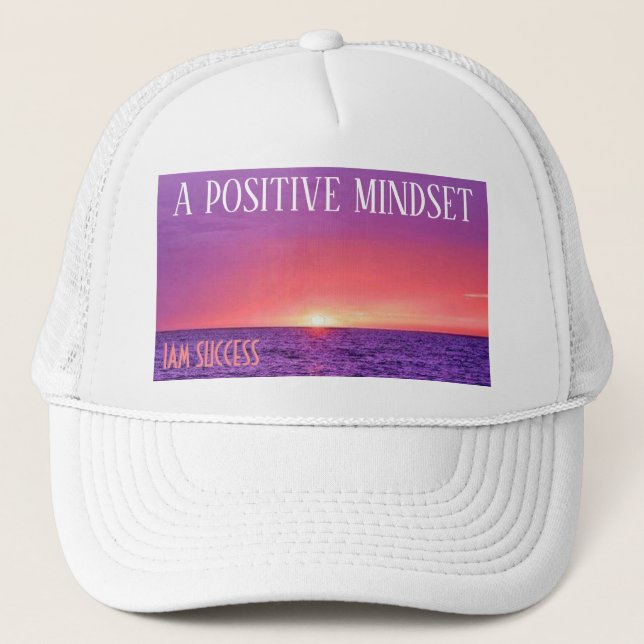 GORRA DE CAMIONERO MENTALIDAD POSITIVA (Anverso)