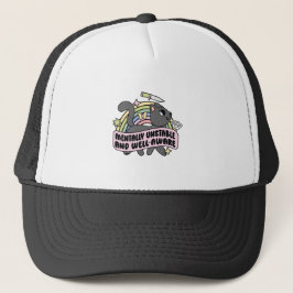 Gorra De Camionero Mentally unstable and well-aware funny cat