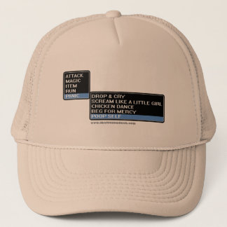 Gorra De Camionero Menú de la batalla del RPG de 8 pedazos