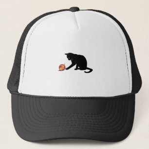 Gorra De Camionero Meowy Navidades Funny Cat