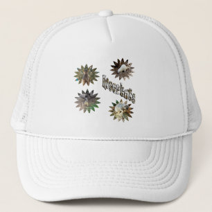 Gorra De Camionero Mercadillos Con Logotipo En Formas Estelares