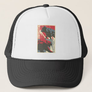 Gorra De Camionero Mercado de Toro y Oso - Regalo para Day Traders