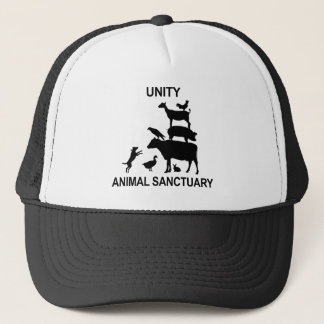 Gorra De Camionero Mercancía animal del santuario de la unidad