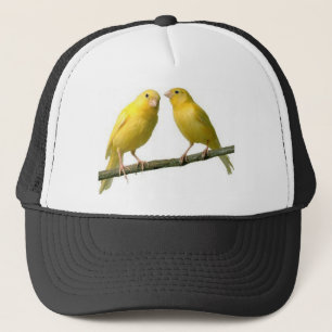 Gorra De Camionero Mercancía del pájaro amarillo del mascota