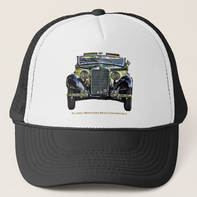 Gorra De Camionero Mercedes Benz Convertible clásico (Anverso)