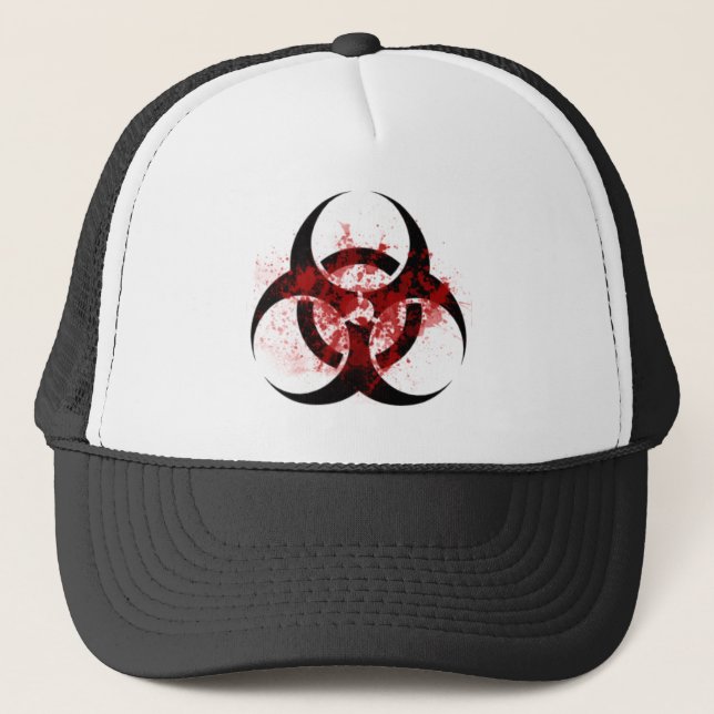 Gorra De Camionero merch del biohazard (Anverso)