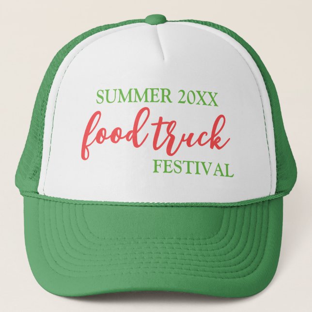 Gorra De Camionero Merch o el personal del Festival de Camiones de Ve (Anverso)