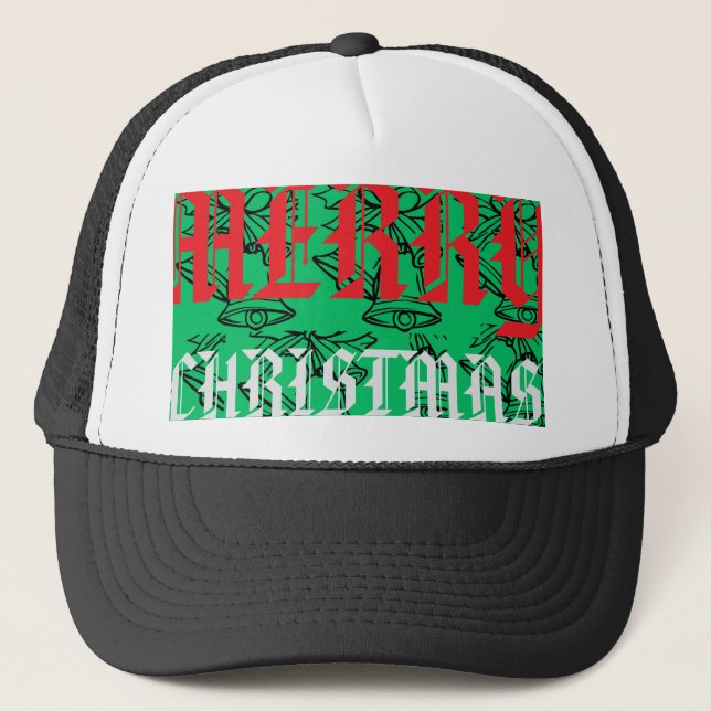 Gorra De Camionero Merry Christmas(JINGLE BELLS) (Anverso)