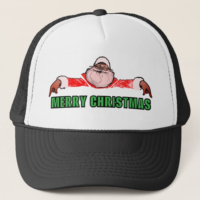 GORRA DE CAMIONERO MERRY CHRISTMAS (SANTA) (Anverso)