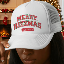 Gorra De Camionero Merry Rizzmas Athletic Sports Funny Christmas Red