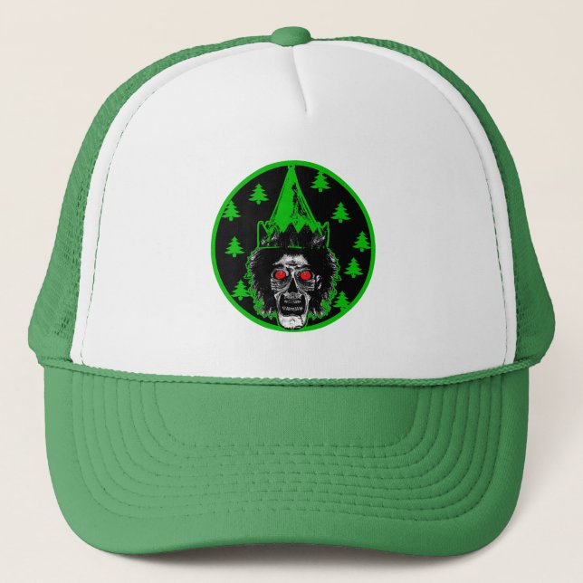 Gorra De Camionero Merry Zombie Navidades (Anverso)