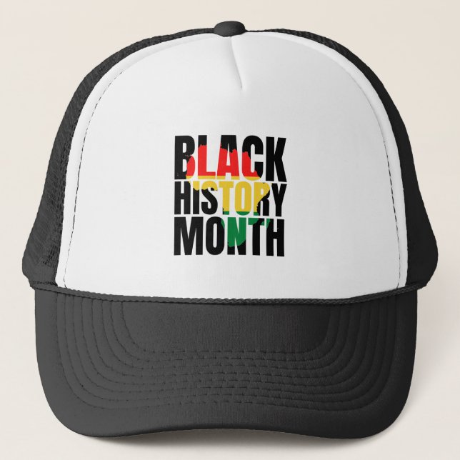 Gorra De Camionero Mes de historia negra (Anverso)
