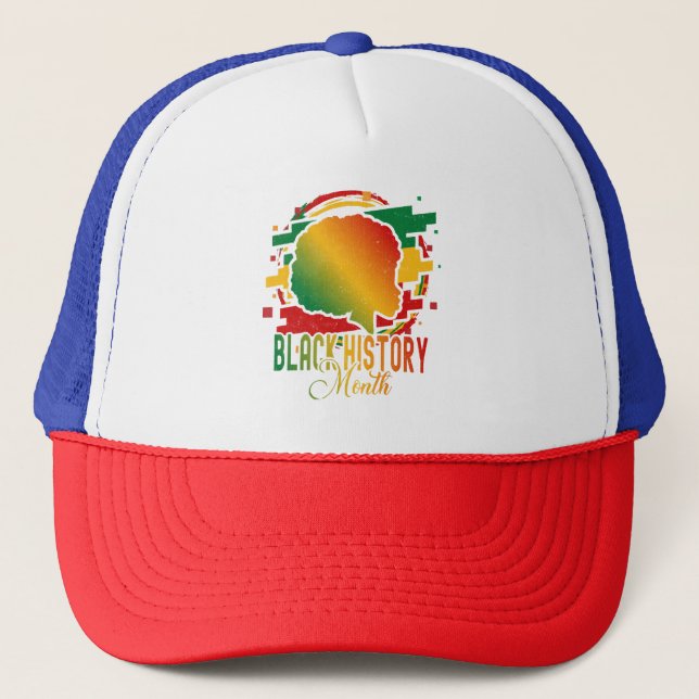 Gorra De Camionero Mes de historia negra (Anverso)