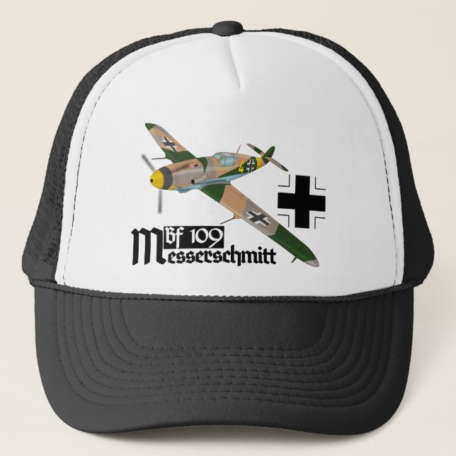 Gorra De Camionero Messerschmitt Bf 109 Luftwaffe (Anverso)