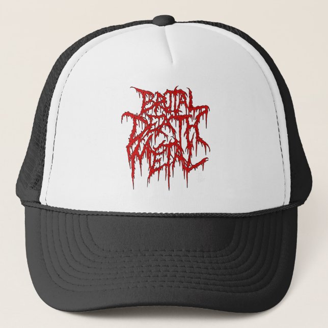 Gorra De Camionero Metal brutal de la muerte (Anverso)