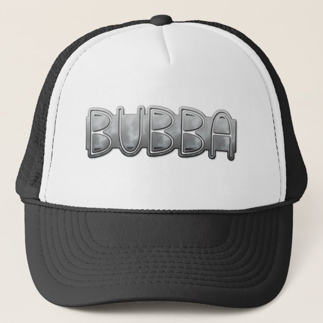 Gorra De Camionero Metal BUBBA - Campesino sureño Bling (Anverso)