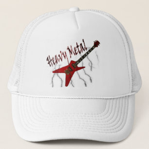 Gorra De Camionero Metal pesado de la guitarra