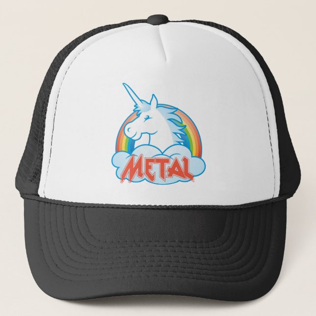Gorra De Camionero metal-unicornio (Anverso)