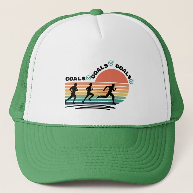 Gorra De Camionero Metas de objetivos (Anverso)