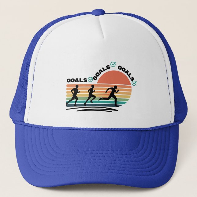 Gorra De Camionero Metas de objetivos (Anverso)
