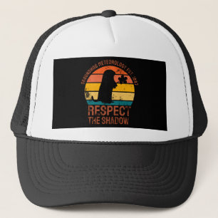 Gorra De Camionero Meteorología del Groundhog Est. 1887
