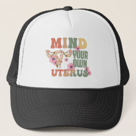 Gorra De Camionero Métete En Su Propio Uterus