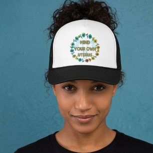 Gorra De Camionero Métete En Su Propio Uterus