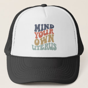 Gorra De Camionero Métete en tu propia feminista uterina
