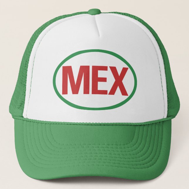 Gorra De Camionero MEX mexicano (Anverso)
